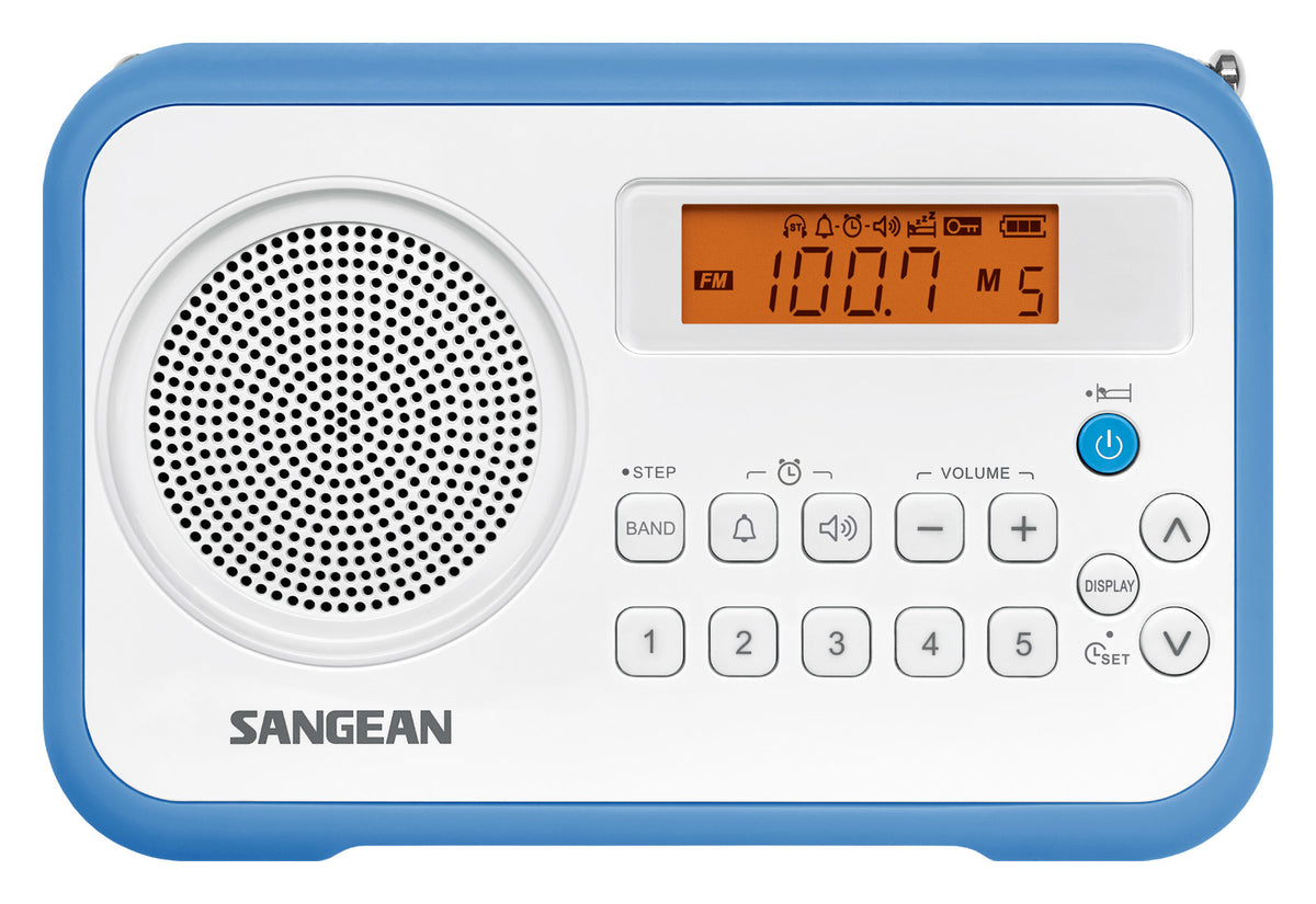 Sangean PR-D18 (Traveller 180) White/Blue