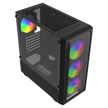 Savio Noctis Flow RGB Cube Black