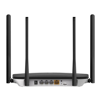 Ασύρματος Δρομολογητής Mercusys MB115-4G, Fast Ethernet, Μονής Ζώνης (2.4 GHz), Μαύρος