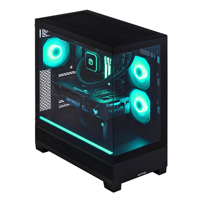 Actina 5901443416364 PC AMD Ryzen™ 7 9800X3D 32 GB DDR5-SDRAM 1 TB SSD NVIDIA GeForce RTX 5070 Midi Tower Black