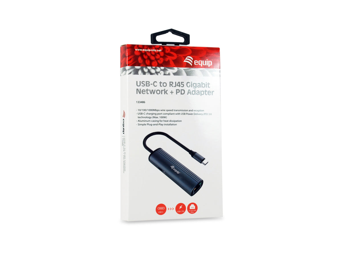 Equip Dock  1-1 USB-C->GbE,100W USB-C                  0.15m