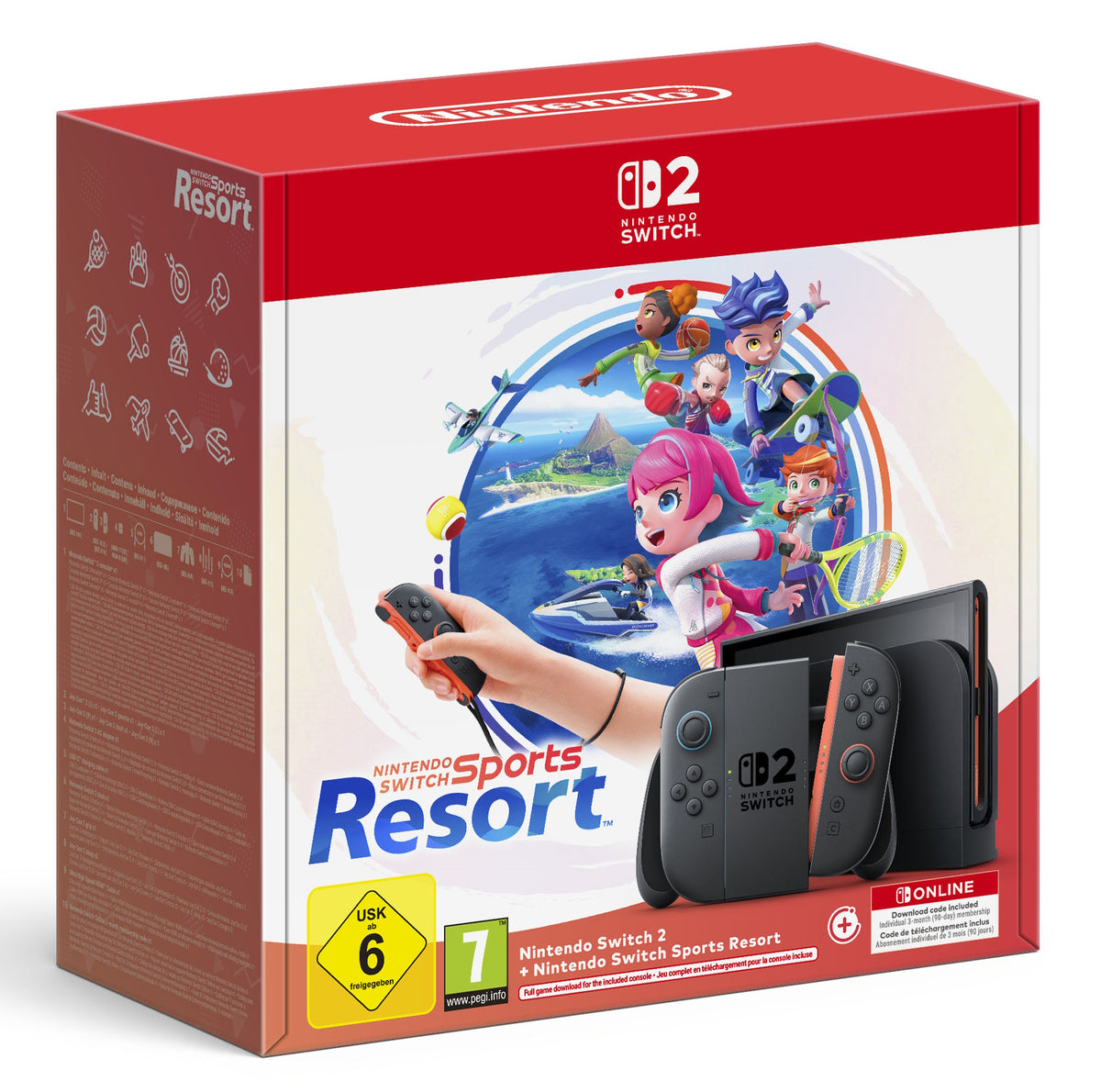 Switch 2 Console Black + Nintendo Switch Sports Resort