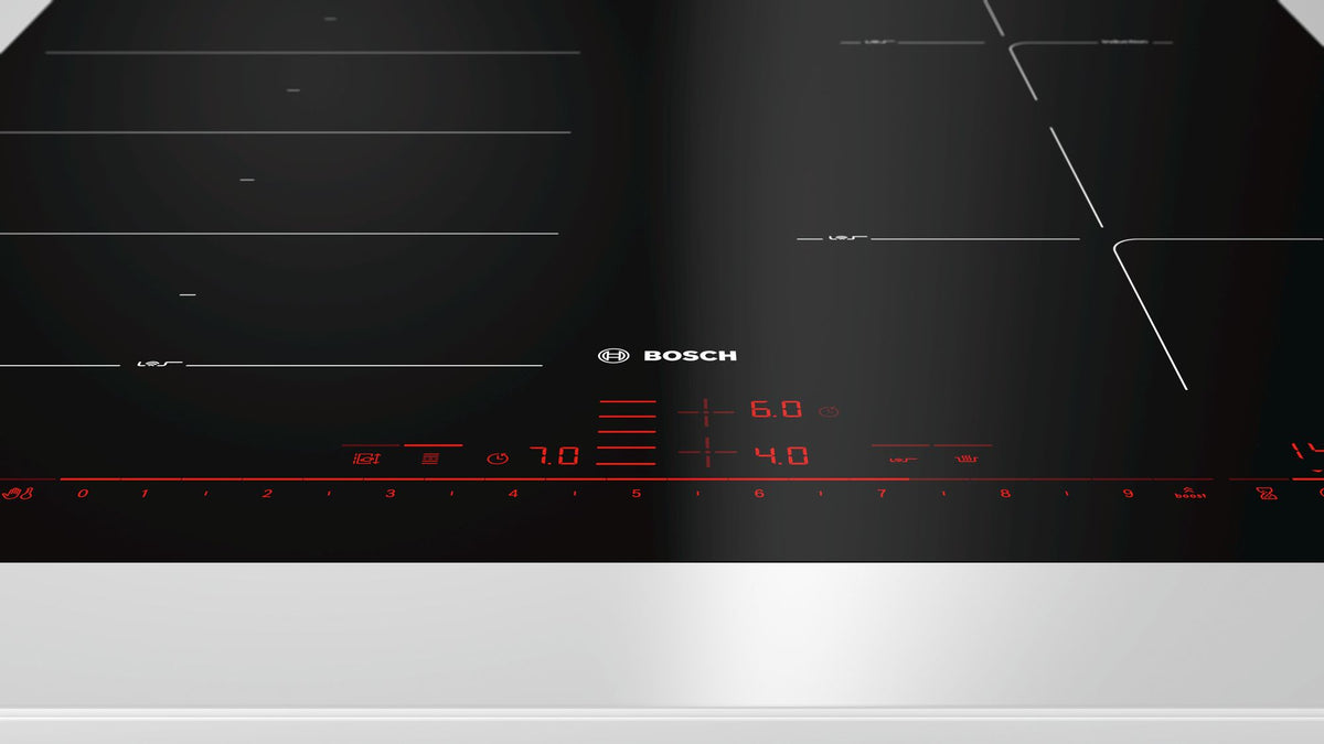 Bosch Serie 8 PXE601DC1E hob Black Built-in Zone induction hob 4 zone(s)