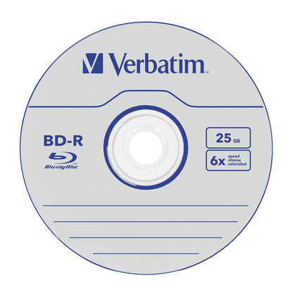 Verbatim DataLife SL BD-R 6x 25GB - 50-Pack Spindle (No ID)