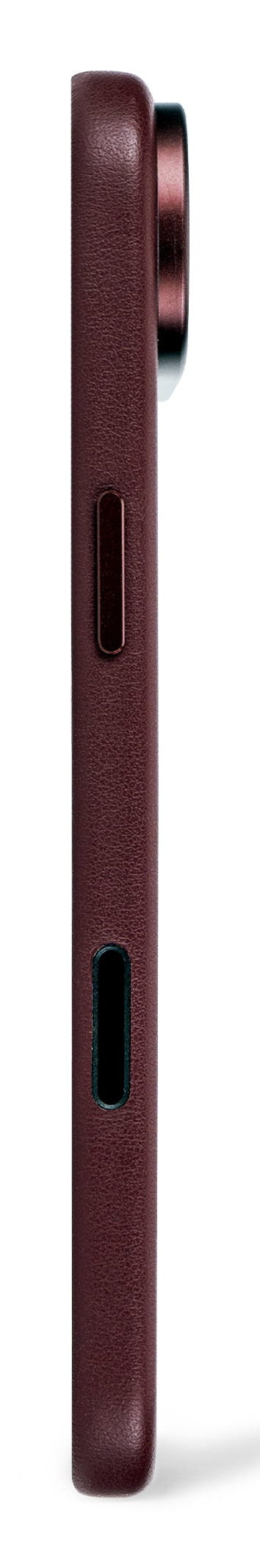 Decoded Leather Backcover for iPhone 17 Air in Dark Ruby