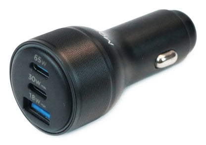 Mobilis Energia Charger 95W Car Charger 2 USB-C 1 USB-A SB