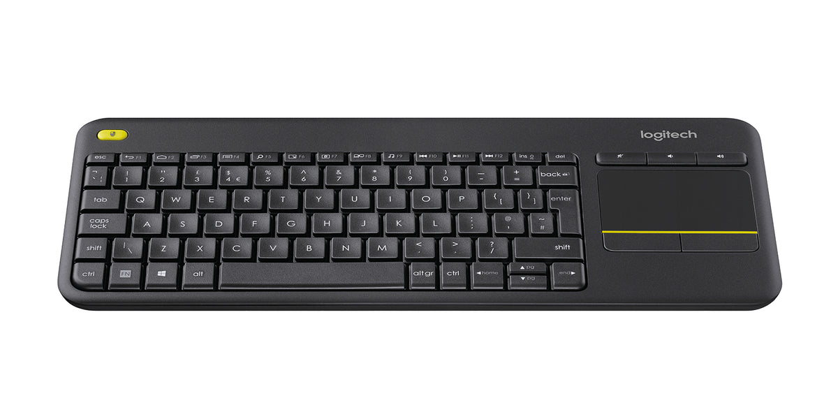 Logitech K400 Plus keyboard RF Wireless Dutch Black