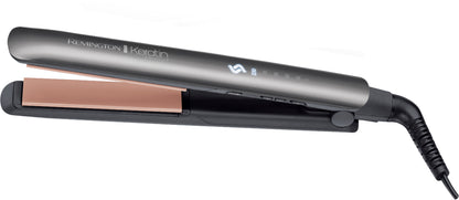 Ισιωτική Πρέσα Remington S8598 σε Χρώματα Μαύρο Θερμό και Γκρι, Καλώδιο 3 μέτρα