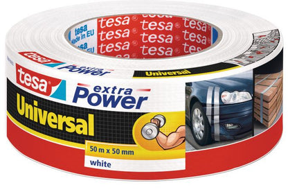 Tesa Duct Tape 50m x 50mm extra Power white 56389