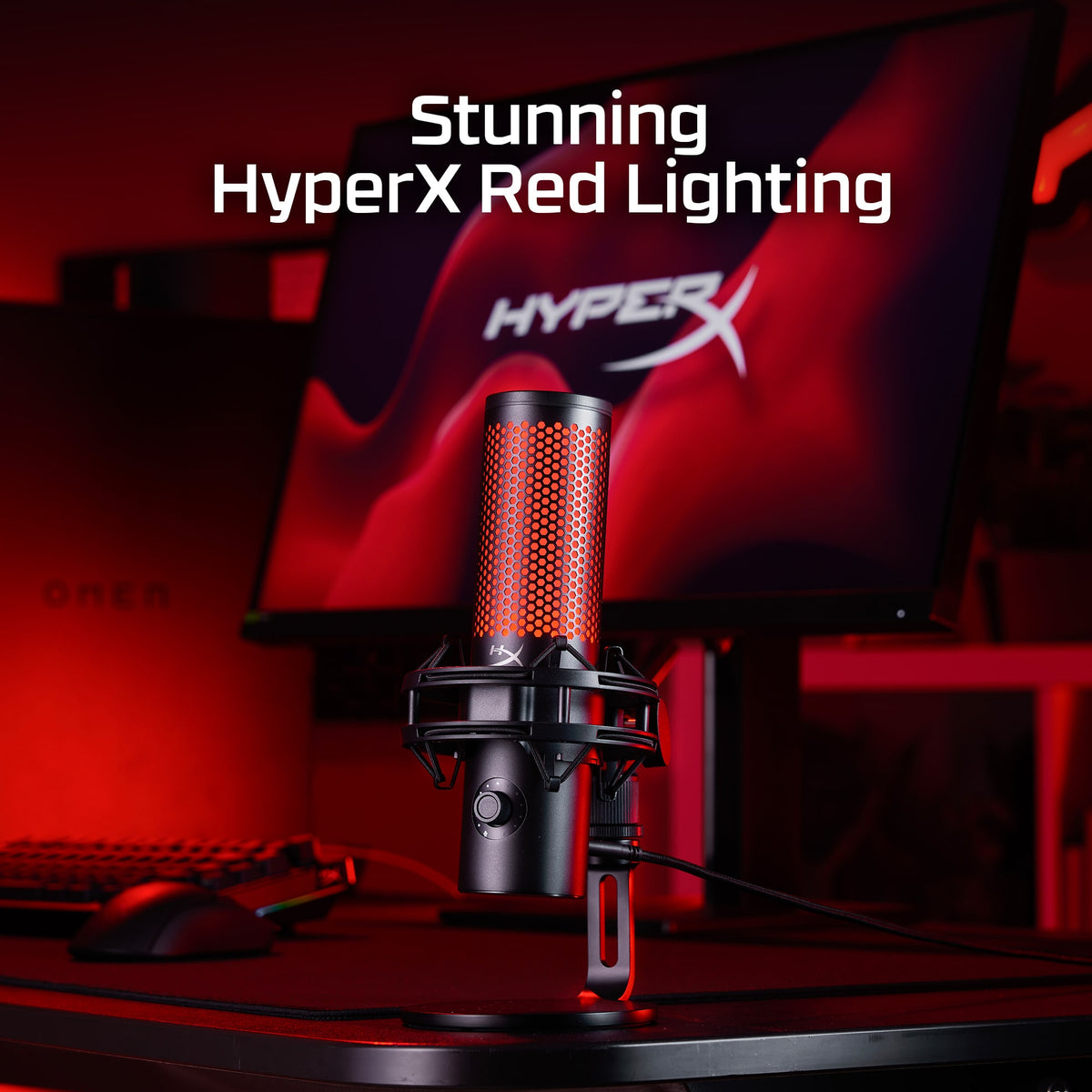 HyperX QuadCast 2 Black-Red