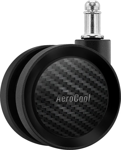 Aerocool CROWNASHBK, Ergonomic Gaming Chair, Adjustable Cushions, AeroWeave Technology, Black