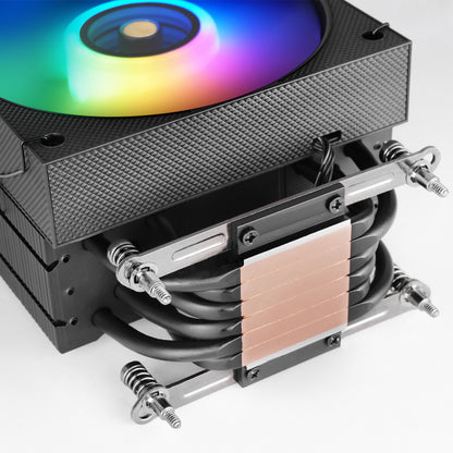 Ψύκτρα Επεξεργαστή Mars Gaming MCPU-LCD με Αερόψυξη 12 εκ. Μαύρη 1 τεμ.