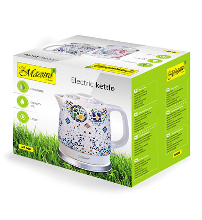 Ceramic electric kettle MAESTRO MR-068 1,5L 1500W (MR-068-FLOWERS)