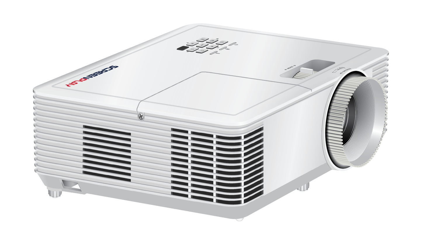 ScreenPlay MULTIMEDIA PROJECTOR Τυπικός προβολέας 4000 ANSI λούμεν DLP WXGA (1200x800) 3D συμβατότητα Λευκός (Άσπρος)