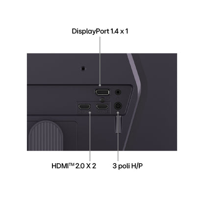 LG 25G523B-B computer monitor 62 cm (24.4") 1920 x 1080 pixels Full HD LCD Black