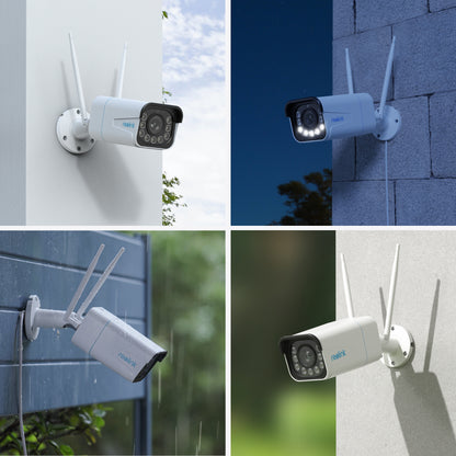 Reolink W430 - 4K Outdoor Camera, Next-Gen Wi-Fi 6, 5X Optical Zoom, Person/Vehicle/Animal Detection, Color Night Vision