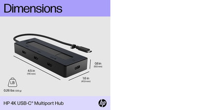 HP 4K USB-C Multiport Hub