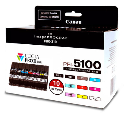 Canon PFI-5100 Multipack MBK/PBK/C/M/Y/PC/PM/R/GY/CO