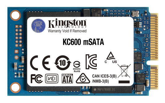 KINGSTON KC600 INTERNAL SSD 1TB mSATA  SKC600MS/1024G