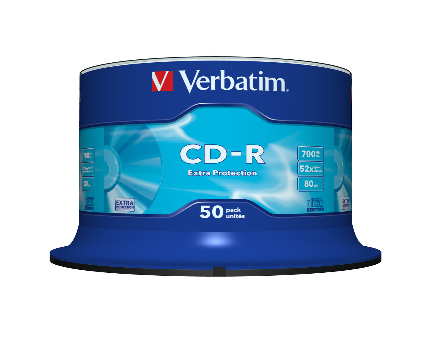 1x50 Verbatim Data Life CD-R 80 52x Speed, ExtraProtection