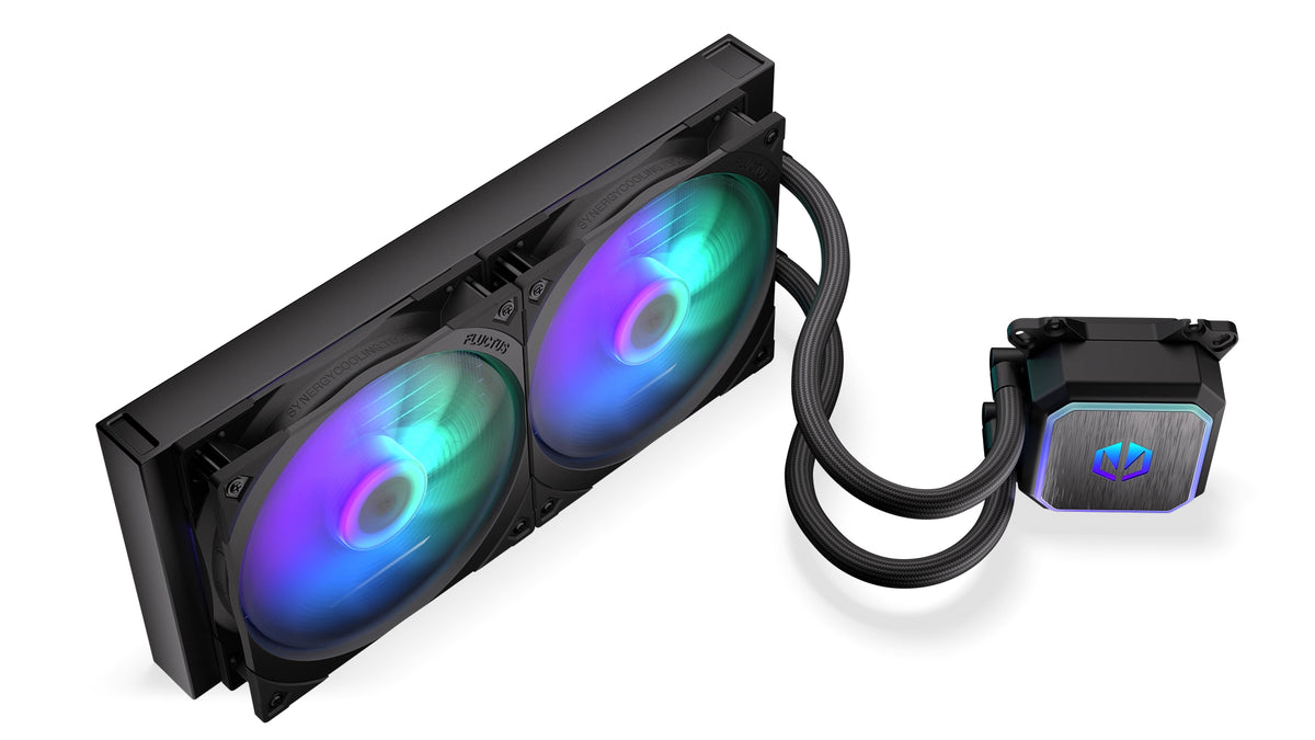 ENDORFY Navis F280 ARGB Computer case All-in-one liquid cooler 14 cm Black - 1 pc