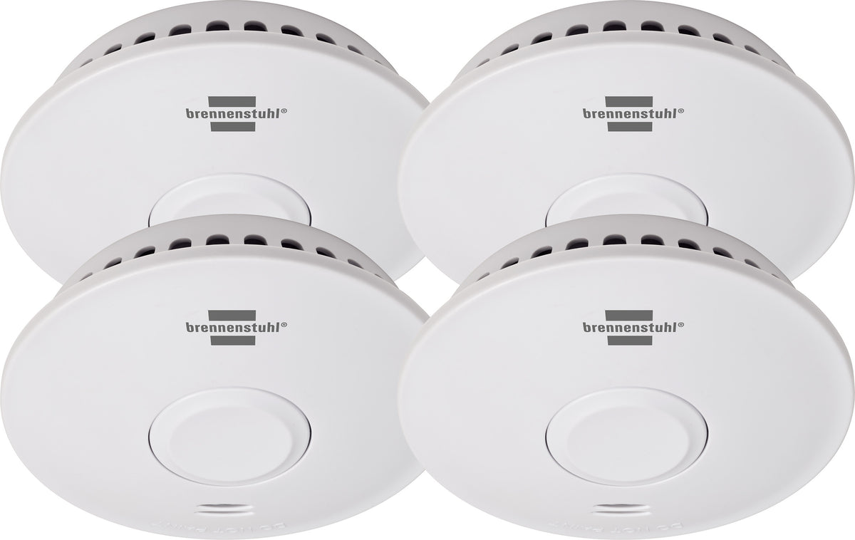 Brennenstuhl Funk Smoke Detector Set, 4x RM L 3101