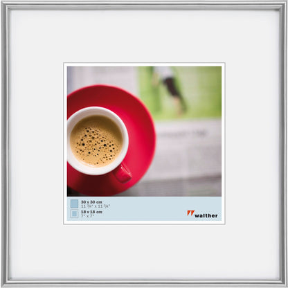 Walther Galeria 30x30 Ρητίνη Ασημί KS330H