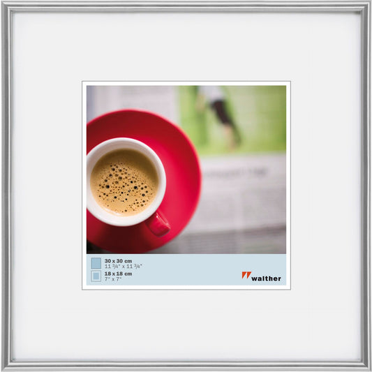 Walther Galeria 30x30 Ρητίνη Ασημί KS330H