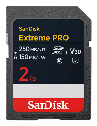 SanDisk Extreme Pro SDXC     2TB UHS-I C10 U3 V30