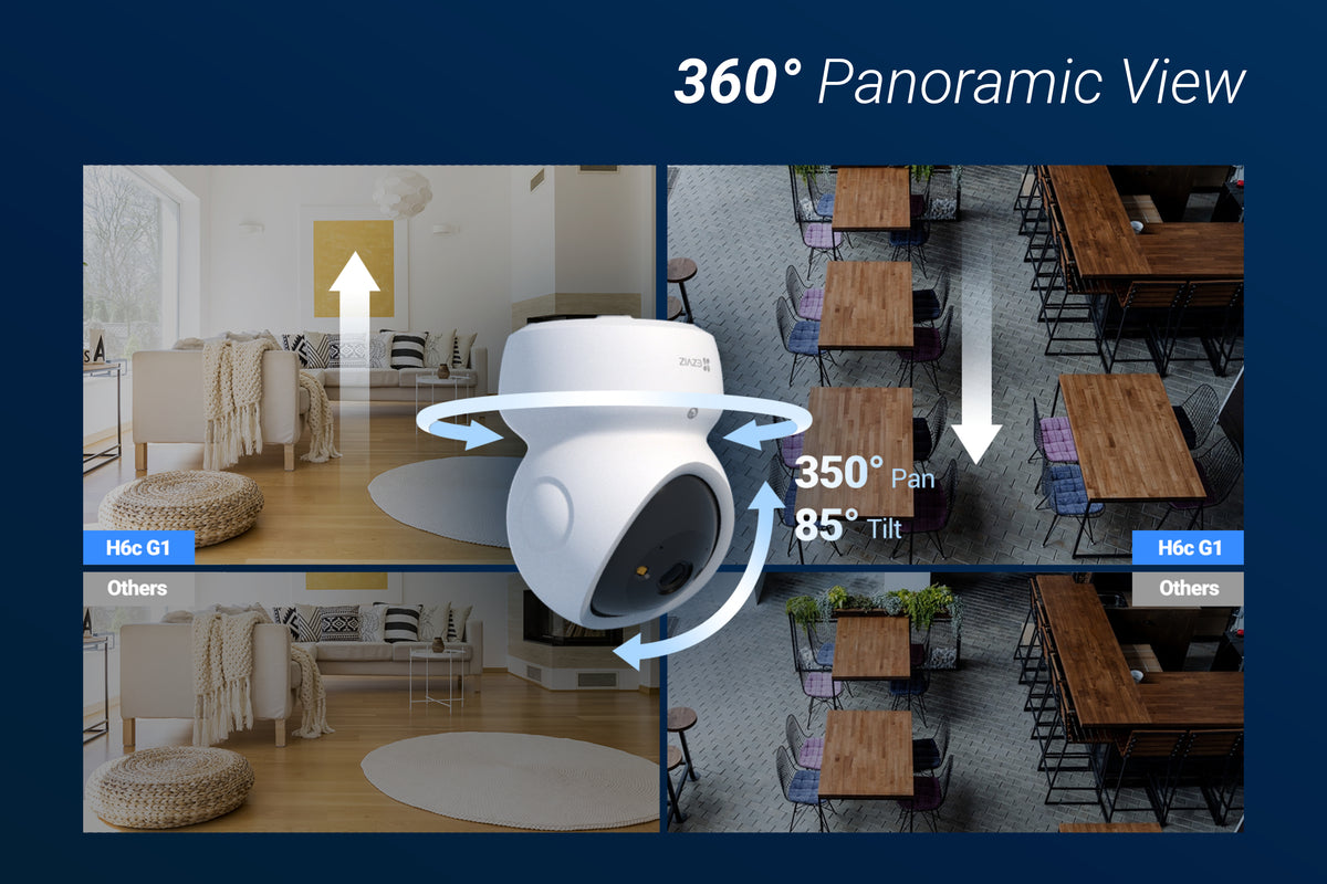EZVIZ H6C security camera Spherical IP security camera Indoor 1920 x 1080 pixels Desk