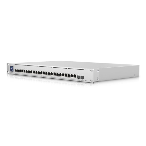 Ubiquiti UniFi Enterprise XG 24-Port Managed Layer 3 10G Ethernet Switch, Stainless Steel, Supports 100/1000/10000 Mbps