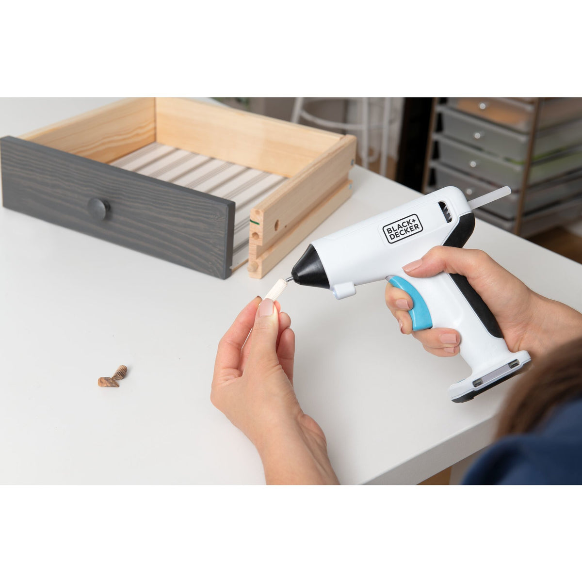 Black + Decker BCGL115 Cordless Hot Glue Gun