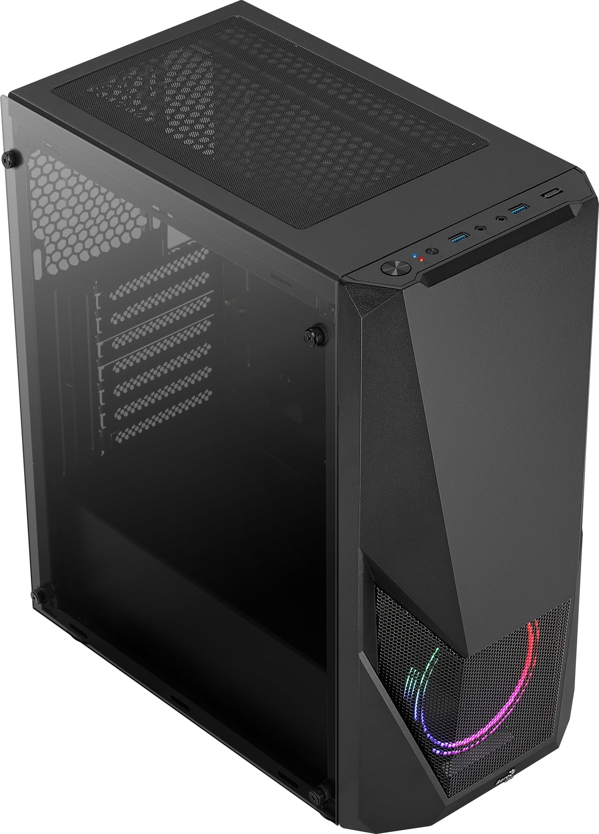 Aerocool PGS Zauron FRGB-G-BK-V1 Black PC Case