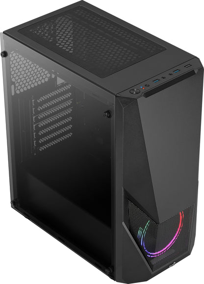 Aerocool PGS Zauron FRGB-G-BK-V1 Black PC Case