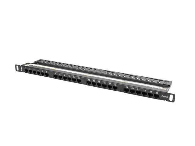 Lanberg PPU6-0024-B patch panel 0.5U