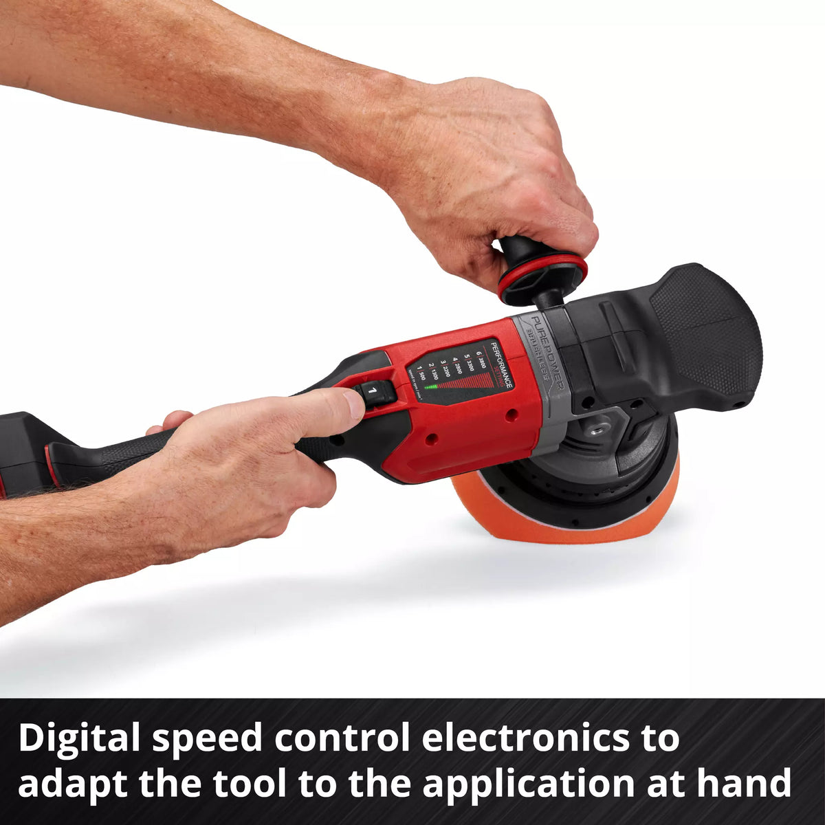 Einhell CP-EP 18/125 Li BL‑Solo Floor Polisher 3800 RPM Black