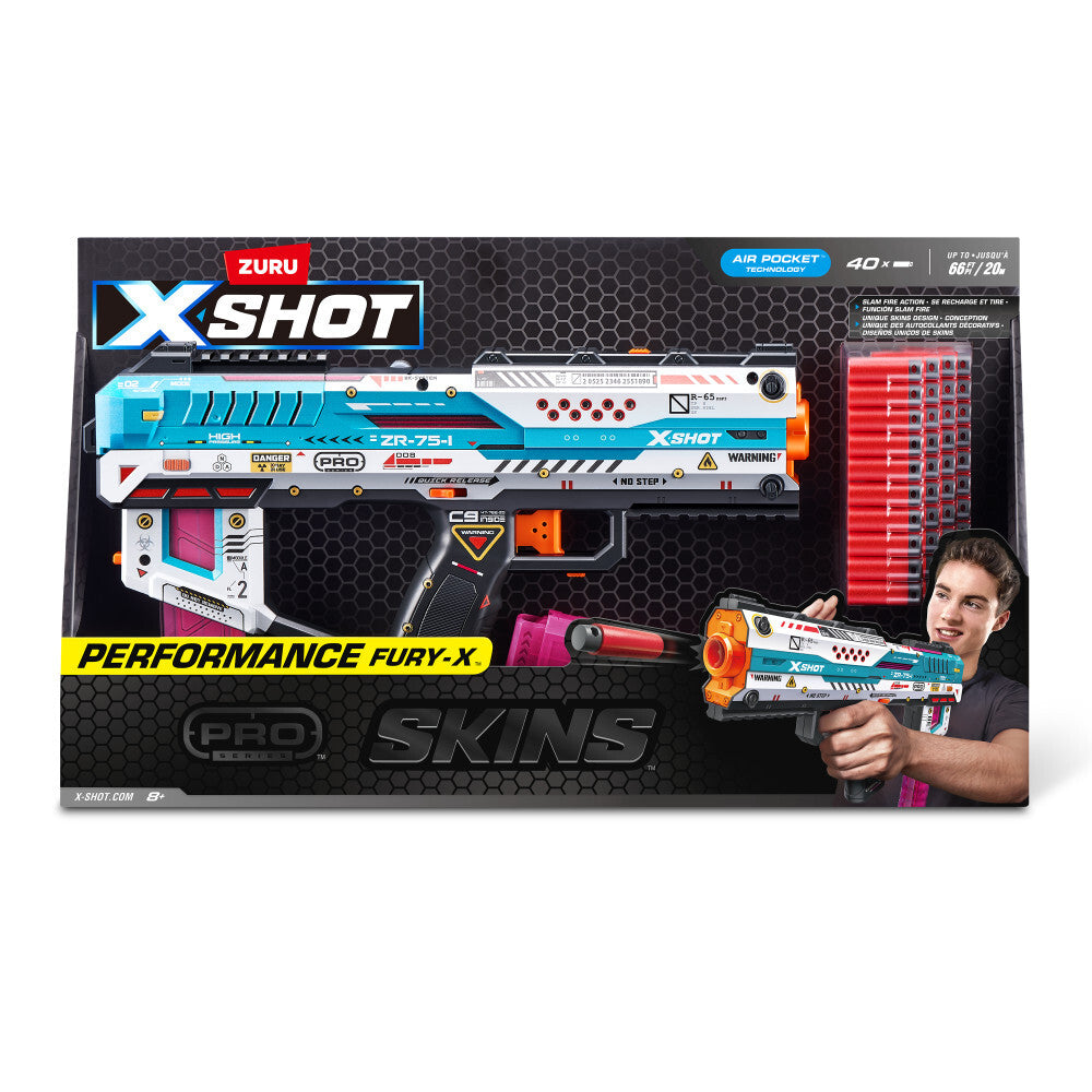 ZURU XSHOT Skins Fury-X (inkl. 40 Half-Darts)