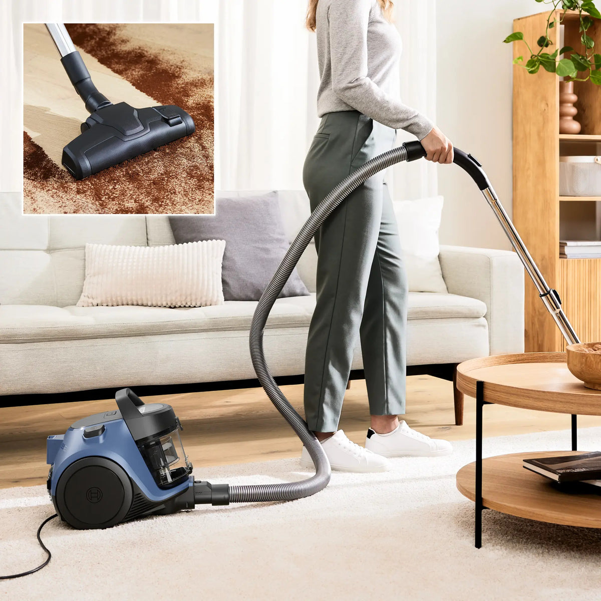 Bosch Serie 2 BGC05LBU2 vacuum 1.5 L Cylinder vacuum Dry 700 W Bagless