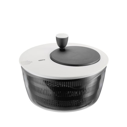 GEFU Rotare Salad Spinner — Black/White with Crank Handle