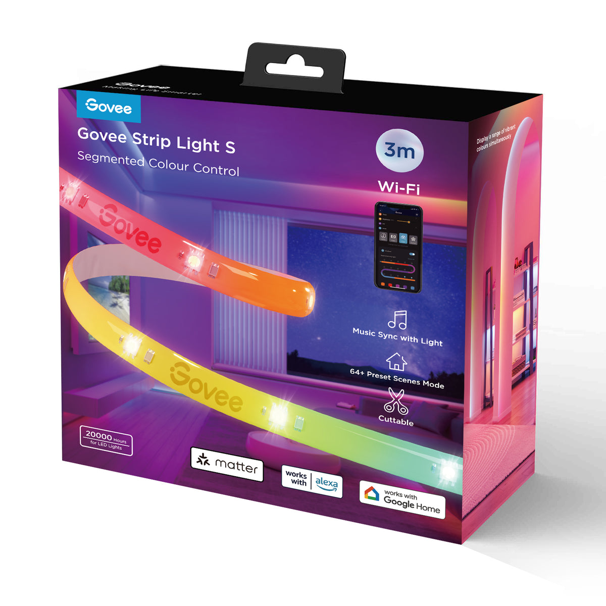Govee LED Strip Lights Matter ready 3 Meter