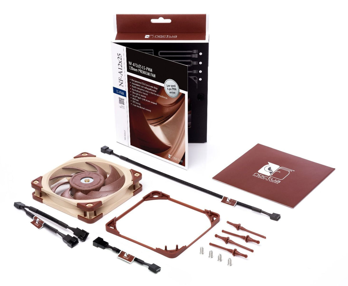 Noctua NF-A12x25 Computer case Fan 12 cm Beige, Brown