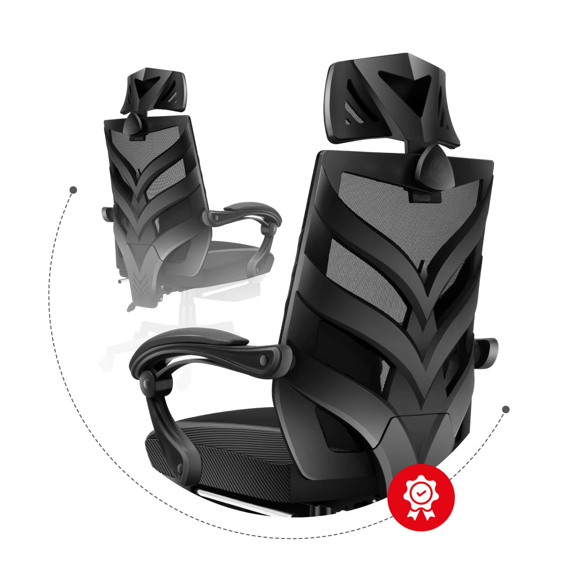 HUZARO COMBAT 5.0 BLACKGAMING CHAIR