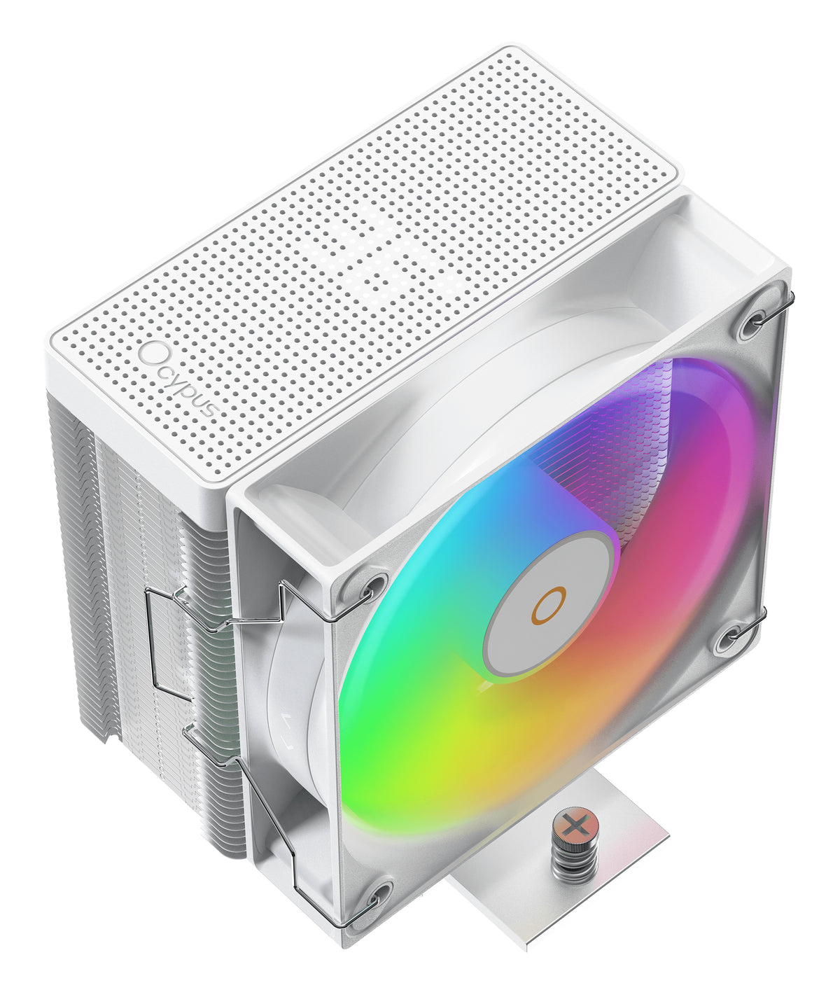 Ocypus Gamma A40 ARGB Digital (White, 100 mm)