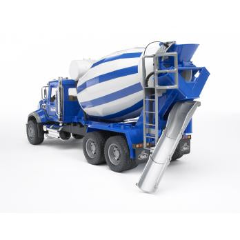 BRUDER MACK Granite Cement Mixer Truck (blue/white)