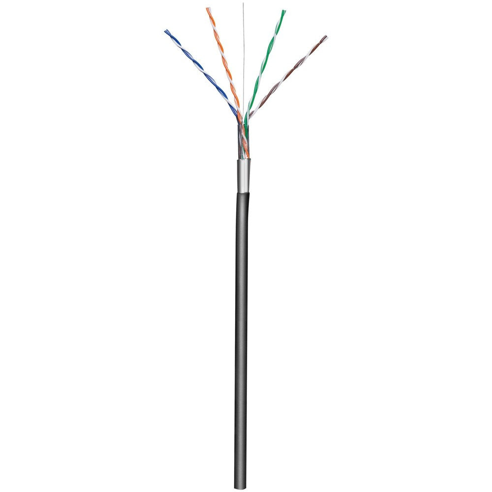 Techly F/UTP Hank Cable Cat.5E CCA 305m Solid Outdoor Black ITP8-RIS-0305LO