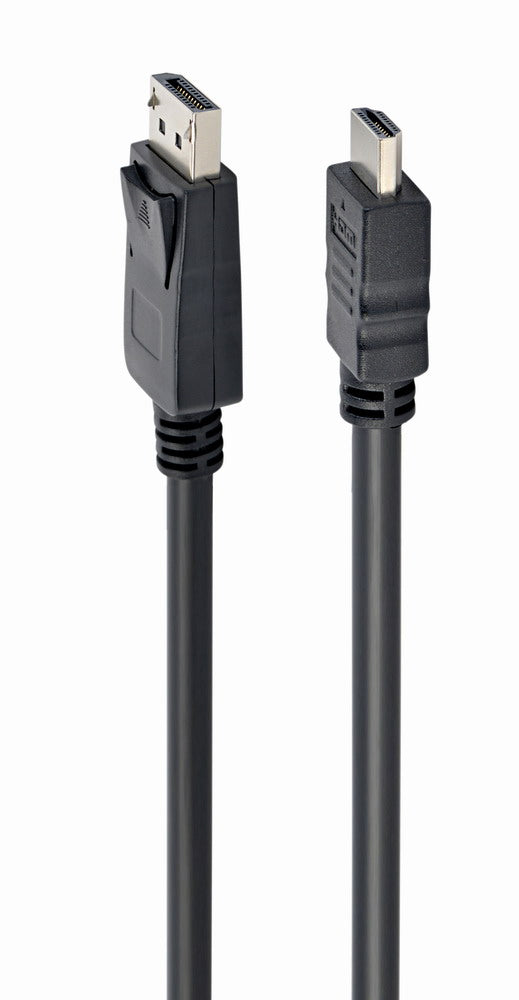 Καλώδιο Gembird από DisplayPort σε HDMI, μήκους 1 μέτρου, σύνδεση HDMI Τύπου A (Κανονικό), μαύρο