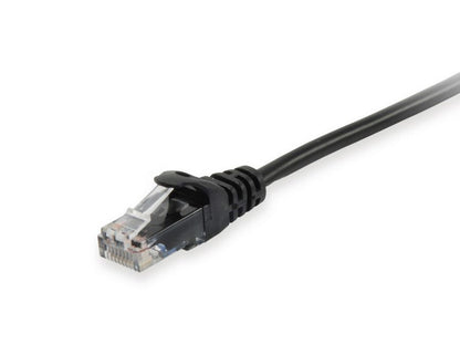 Equip Patch Cable Cat6A U/UTP 2xRJ45 20.00m Black LSZH Polybag