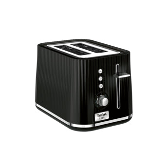 Φρυγανιέρα Tefal Loft 2S TT761838 για 2 φέτες σε μαύρο χρώμα