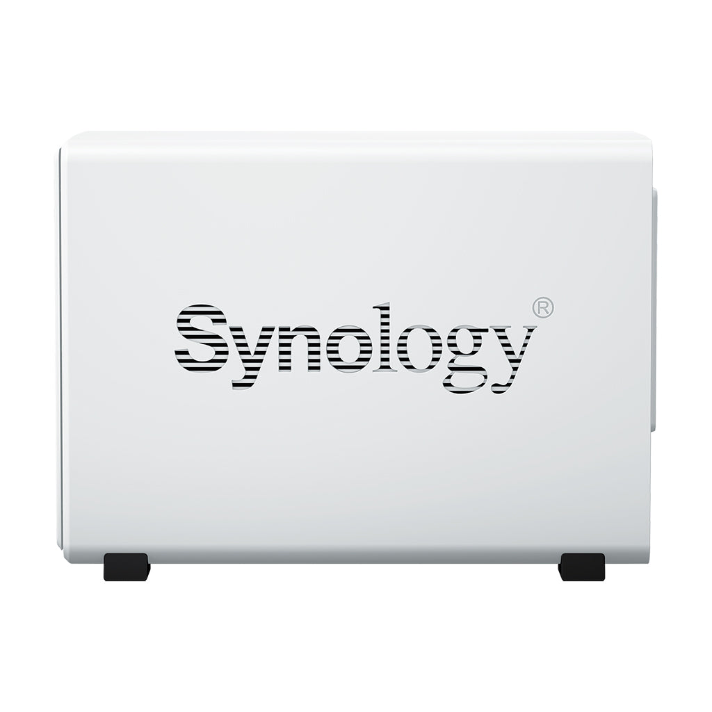 Synology DiskStation DS223J NAS / Storage Server Desktop — Realtek RTD1619B, 1 GB DDR4, DiskStation Manager, White