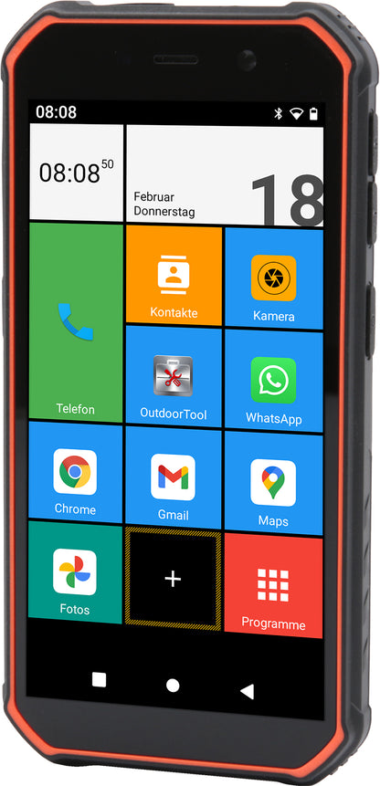 Olympia Smartphone TREK Outdoor IP68 (sw/or)